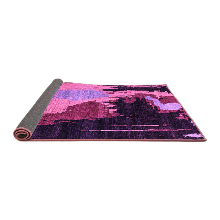 Sideview of Oriental Purple Modern Rug, abs4258pur