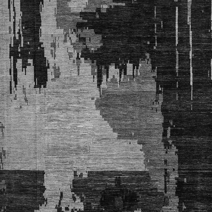 Machine Washable Oriental Gray Modern Rug, wshabs4258gry