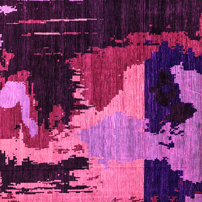 Square Oriental Pink Modern Rug, abs4258pnk