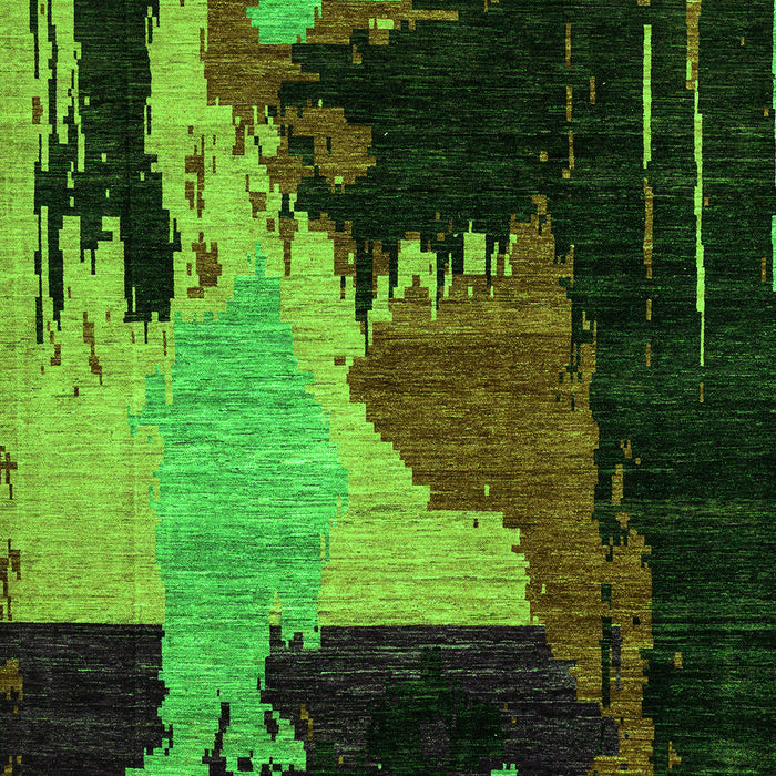 Oriental Green Modern Rug, abs4258grn