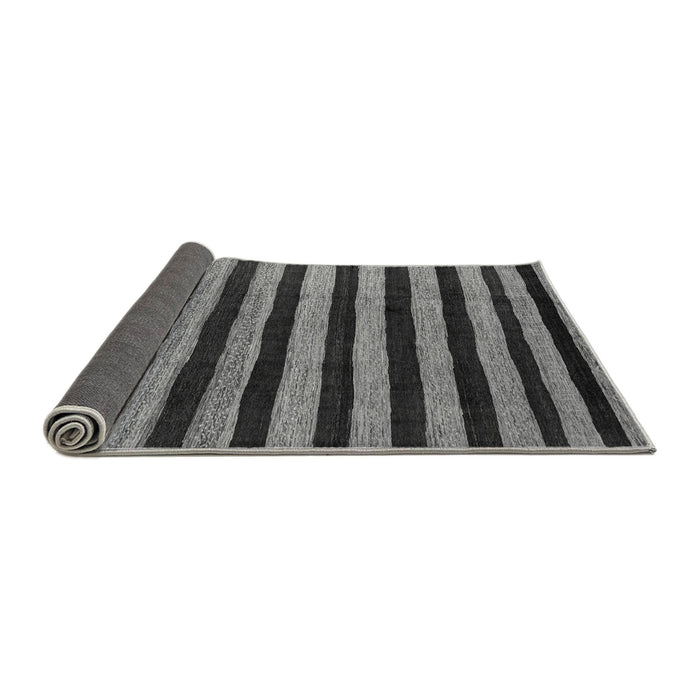 Sideview of Oriental Gray Modern Rug, abs4259gry
