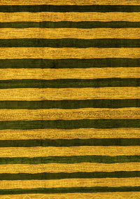 Oriental Yellow Modern Rug, abs4259yw