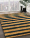 Machine Washable Abstract Yellow Rug in a Family Room, wshabs4259