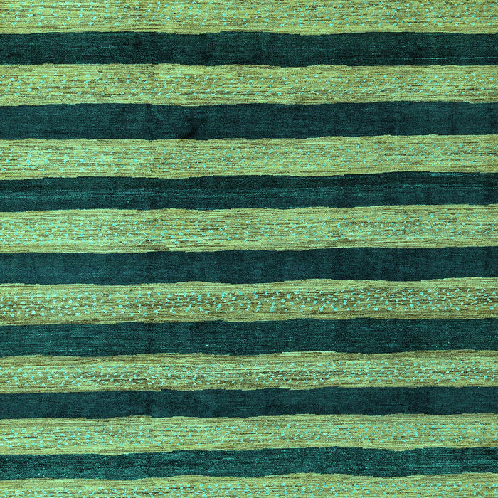 Machine Washable Oriental Turquoise Modern Area Rugs, wshabs4259turq