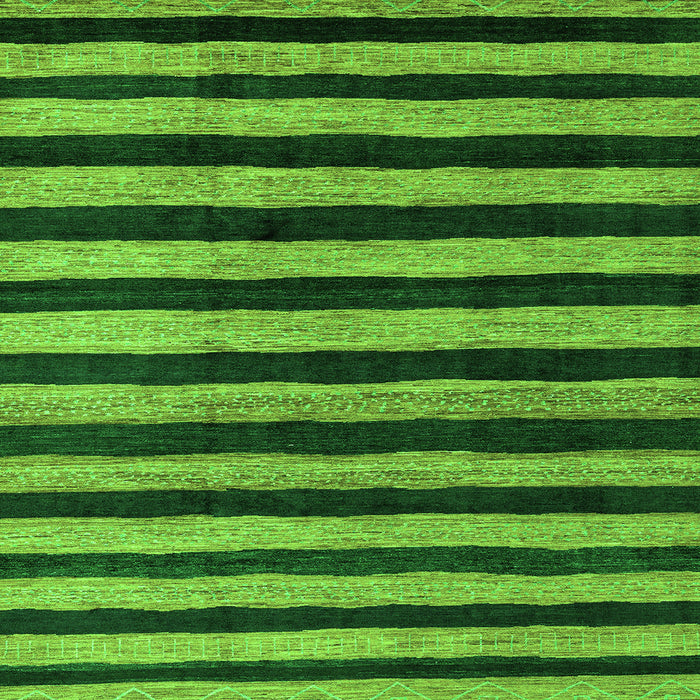 Square Oriental Green Modern Rug, abs4259grn