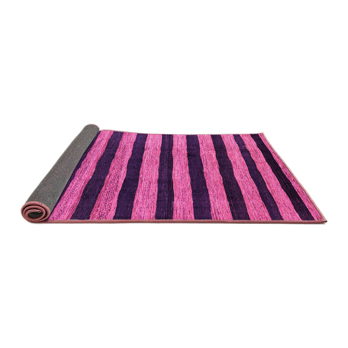 Sideview of Oriental Pink Modern Rug, abs4259pnk