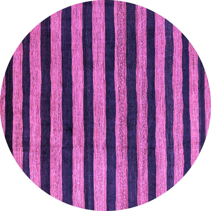 Round Oriental Purple Modern Rug, abs4259pur
