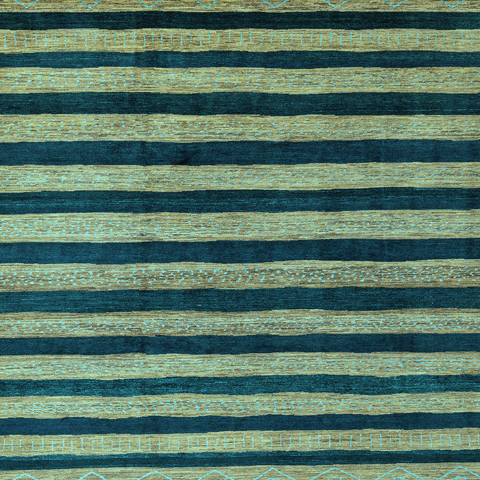 Square Oriental Light Blue Modern Rug, abs4259lblu