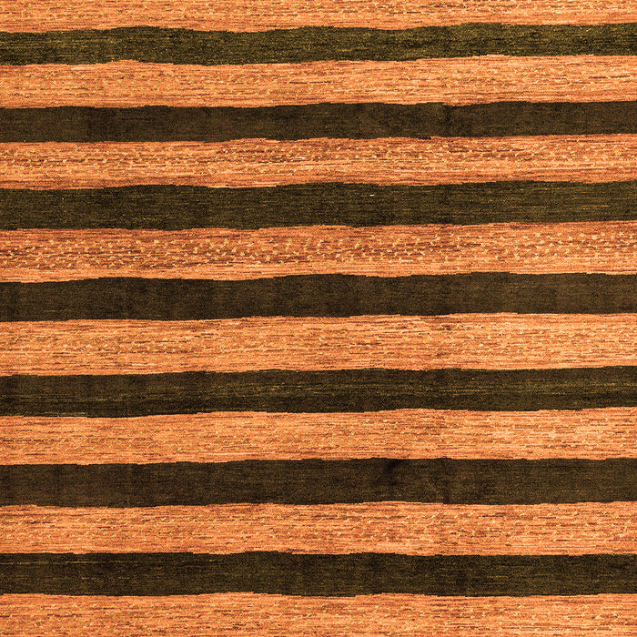 Machine Washable Oriental Orange Modern Area Rugs, wshabs4259org