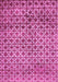 Machine Washable Abstract Pink Modern Rug, wshabs425pnk