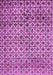 Machine Washable Abstract Purple Modern Area Rugs, wshabs425pur