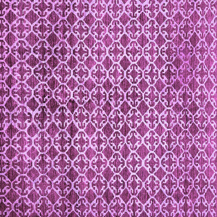 Square Abstract Purple Modern Rug, abs425pur