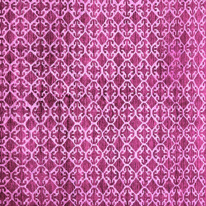 Square Machine Washable Abstract Pink Modern Rug, wshabs425pnk