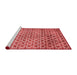 Modern Red Washable Rugs