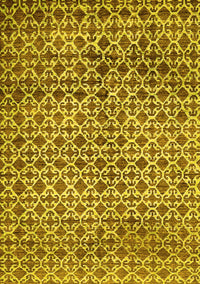 Abstract Yellow Modern Rug, abs425yw