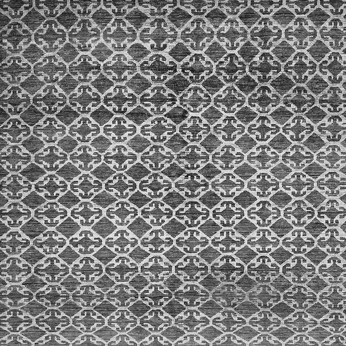 Square Abstract Gray Modern Rug, abs425gry