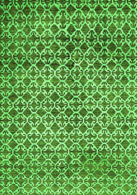 Abstract Green Modern Rug, abs425grn