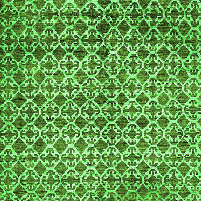 Abstract Green Modern Rug, abs425grn