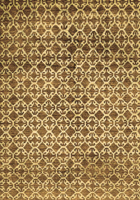 Abstract Brown Modern Rug, abs425brn