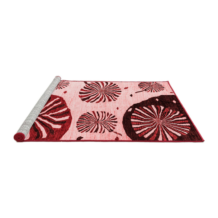 Modern Red Washable Rugs