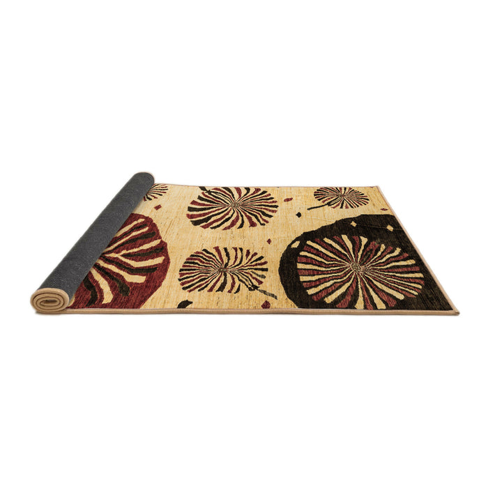 Sideview of Oriental Brown Modern Rug, abs4260brn