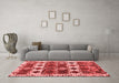 Modern Red Washable Rugs