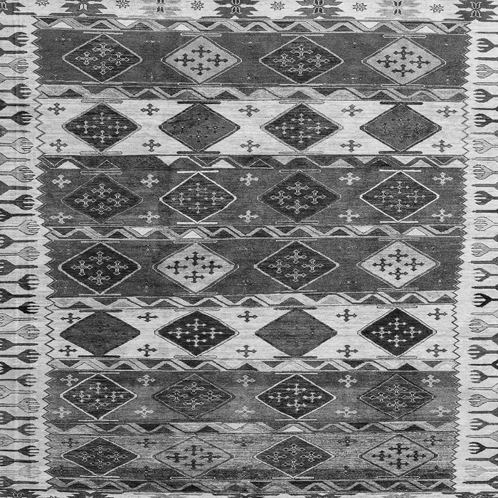 Square Oriental Gray Modern Rug, abs4261gry