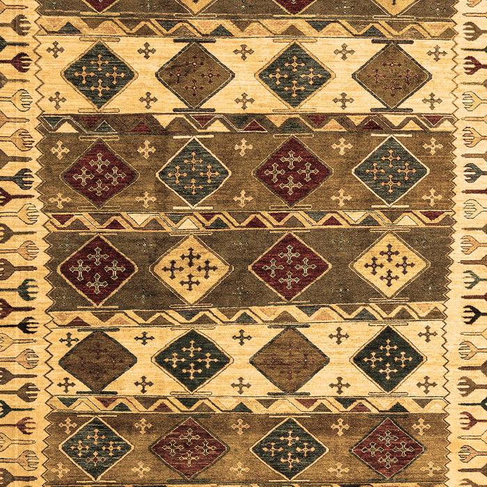 Machine Washable Oriental Brown Modern Rug, wshabs4261brn
