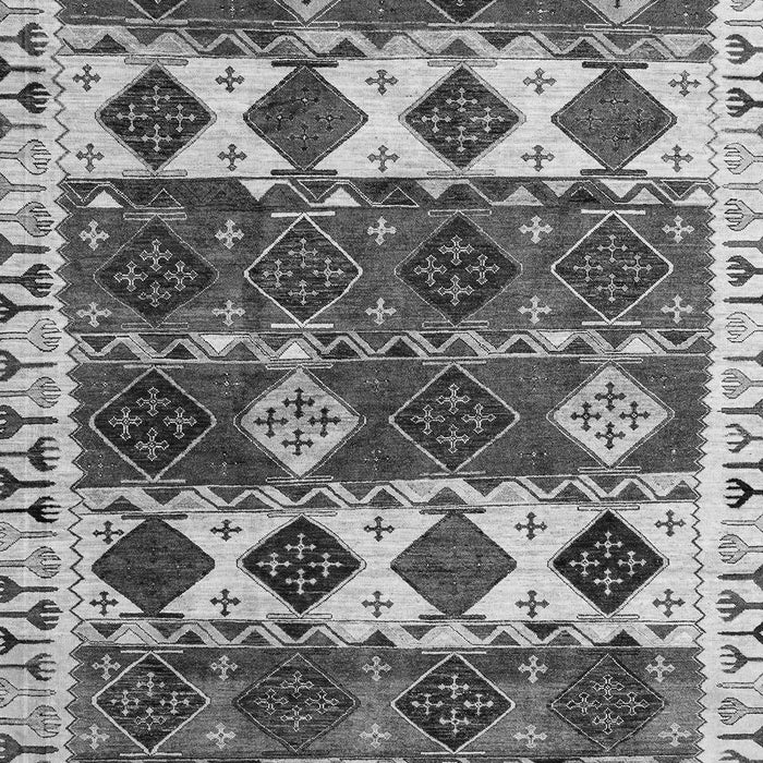 Machine Washable Oriental Gray Modern Rug, wshabs4261gry