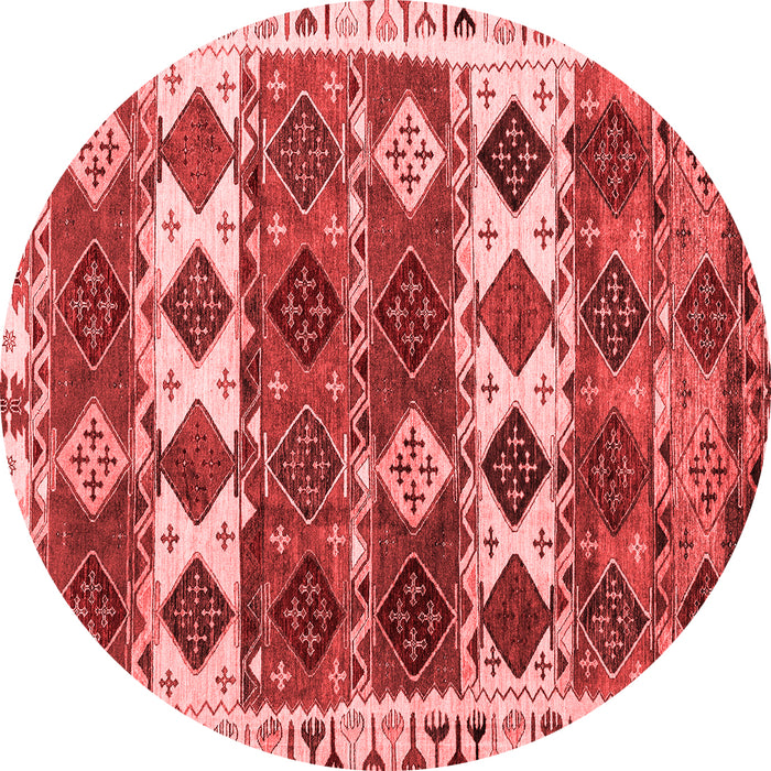 Machine Washable Oriental Red Modern Rug, wshabs4261red