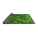 Sideview of Oriental Green Modern Rug, abs4262grn