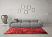 Modern Red Washable Rugs