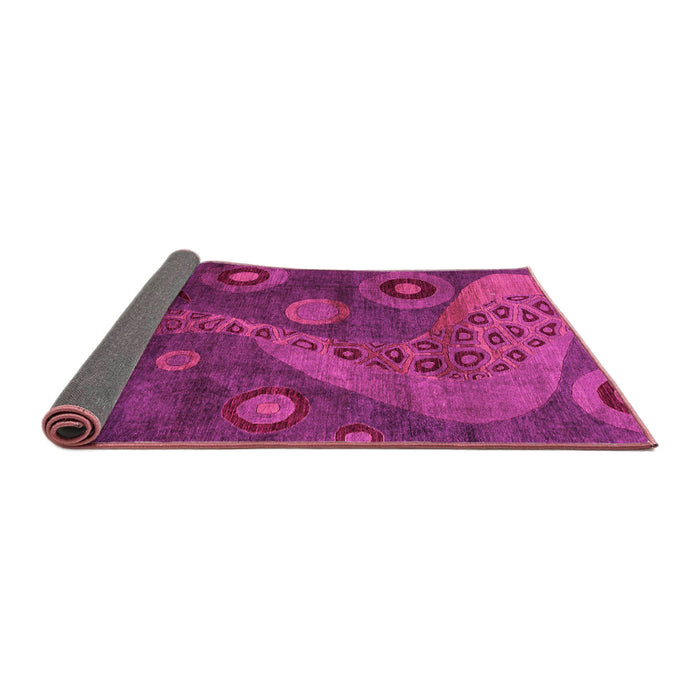 Sideview of Oriental Pink Modern Rug, abs4262pnk
