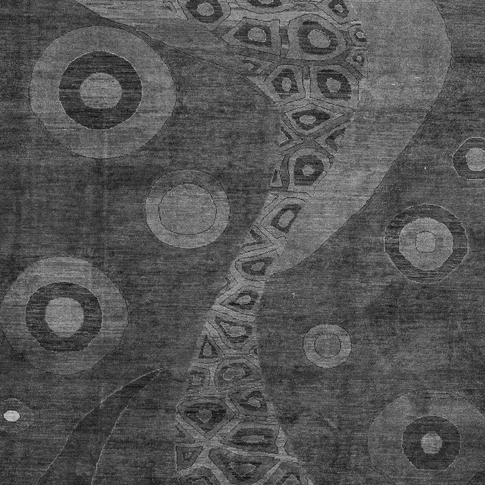 Machine Washable Oriental Gray Modern Rug, wshabs4262gry