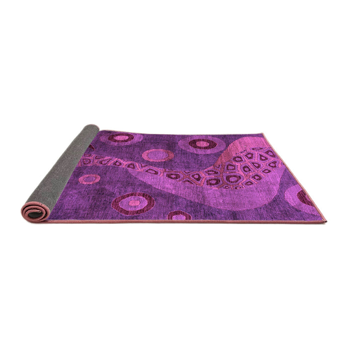 Sideview of Oriental Purple Modern Rug, abs4262pur