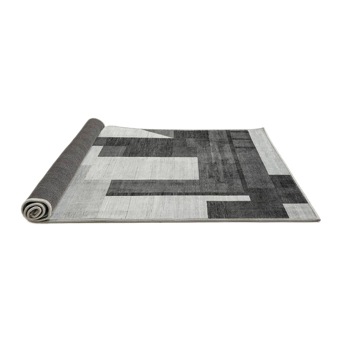 Sideview of Oriental Gray Modern Rug, abs4263gry
