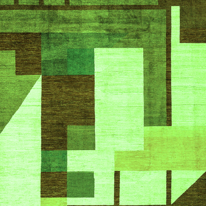 Oriental Green Modern Rug, abs4263grn