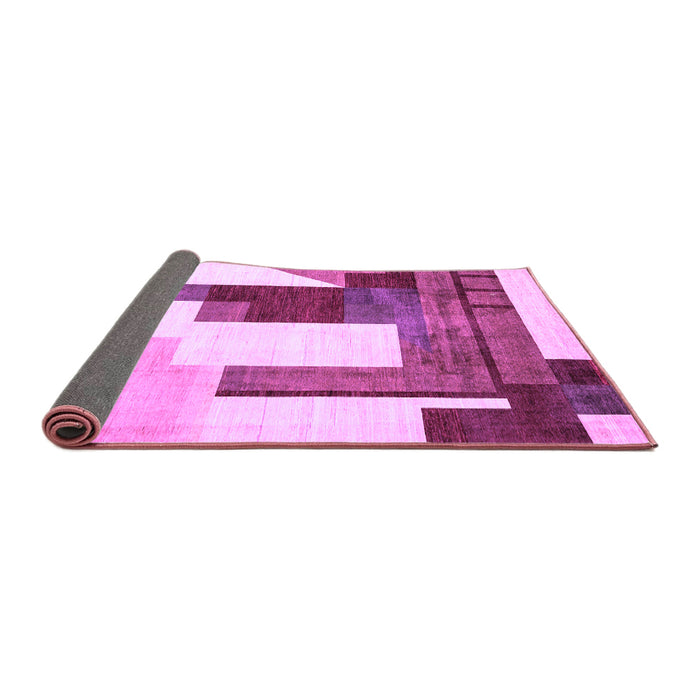 Sideview of Oriental Purple Modern Rug, abs4263pur