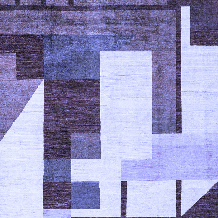 Machine Washable Oriental Blue Modern Rug, wshabs4263blu