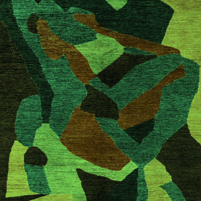 Oriental Green Modern Rug, abs4264grn