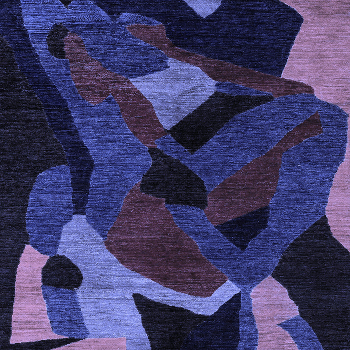 Oriental Blue Modern Rug, abs4264blu