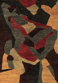 Oriental Brown Modern Rug, abs4264brn