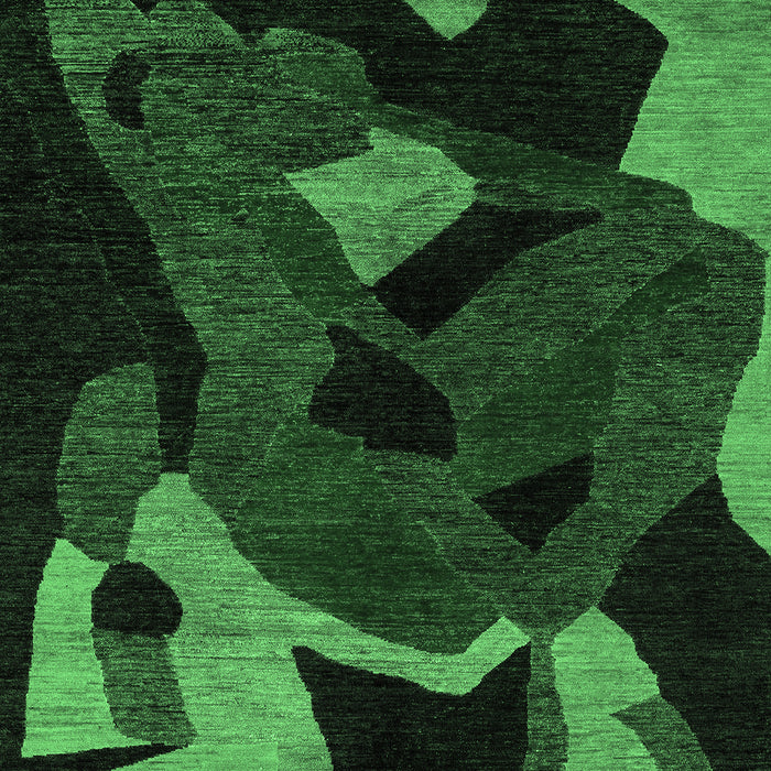 Oriental Emerald Green Modern Rug, abs4264emgrn