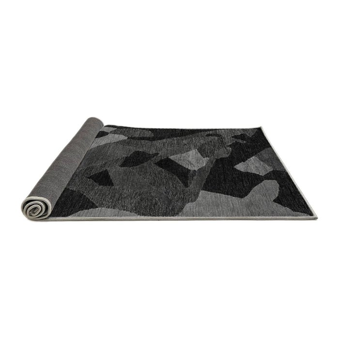 Sideview of Oriental Gray Modern Rug, abs4264gry