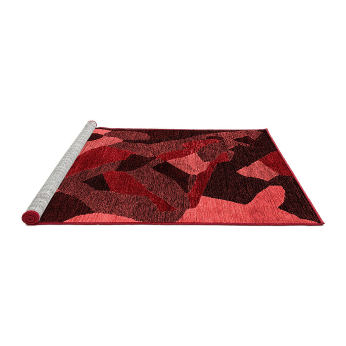 Modern Red Washable Rugs