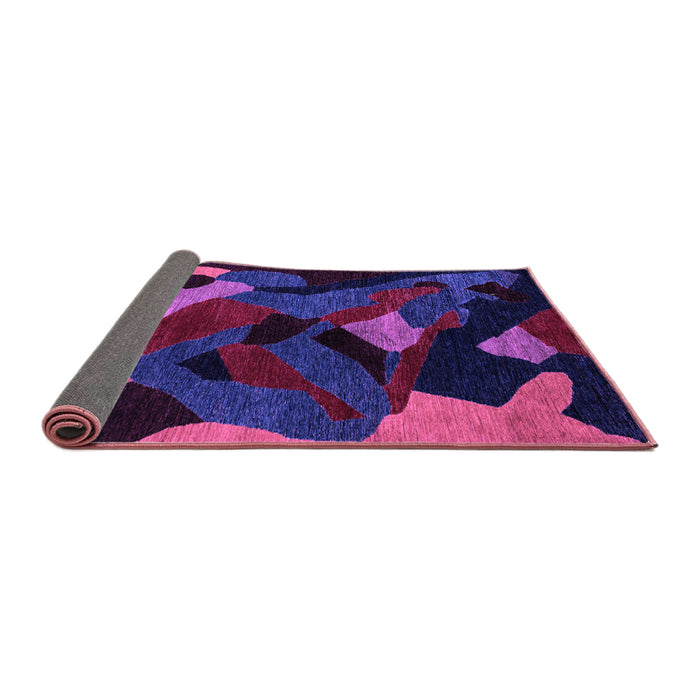 Sideview of Oriental Purple Modern Rug, abs4264pur