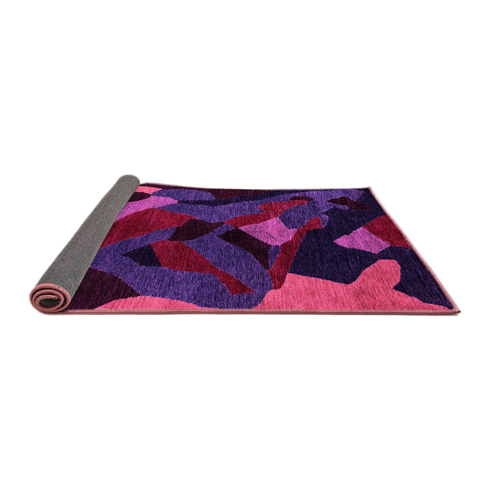Sideview of Oriental Pink Modern Rug, abs4264pnk