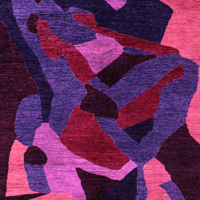 Machine Washable Oriental Pink Modern Rug, wshabs4264pnk