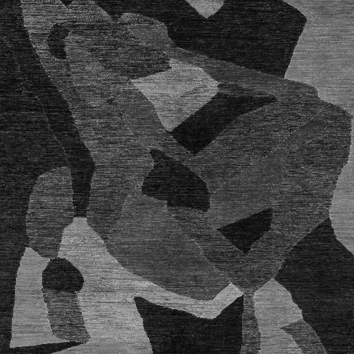 Machine Washable Oriental Gray Modern Rug, wshabs4264gry