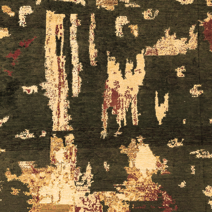 Machine Washable Oriental Brown Modern Rug, wshabs4265brn